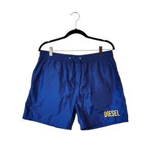Diesel Royal Blue Beachwear Shorts Size L